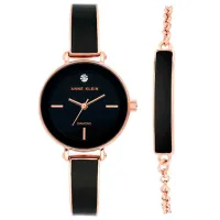 Ceas de mână pentru femei ANNE KLEIN AK/3620BKST Cuarț / 30 mm