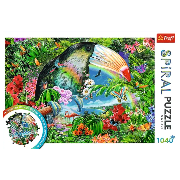 Puzzle Trefl Tropical Animals 10+/ Numărul de piese: 1040 photo 3