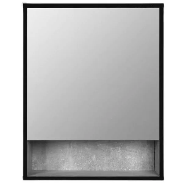Шкаф с зеркалом Aquatoria 102_600 75 x 60 x 16см / Зеркало / Серый photo 1