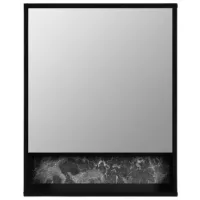 Шкаф с зеркалом Aquatoria 102_600 75 x 60 x 16см / Зеркало / Серый 