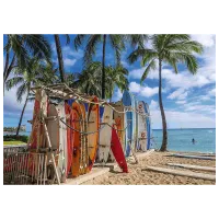 Puzzle Trefl Waikiki Beach, Hawaii 12+/ Numărul de piese: 1000 photo 2