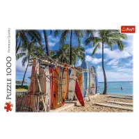 Puzzle Trefl Waikiki Beach, Hawaii 12+/ Numărul de piese: 1000 photo 3