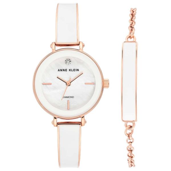 Ceas de mână pentru femei ANNE KLEIN AK/3620WTST Cuarț / 32 mm photo 1 Ceas de mână pentru femei ANNE KLEIN AK/3620WTST Cuarț / 32 mm photo 1