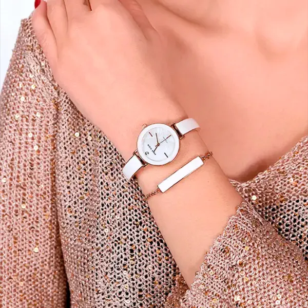 Ceas de mână pentru femei ANNE KLEIN AK/3620WTST Cuarț / 32 mm photo 4 Ceas de mână pentru femei ANNE KLEIN AK/3620WTST Cuarț / 32 mm photo 4