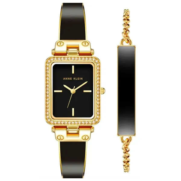 Ceas de mână pentru femei ANNE KLEIN AK/3898BKST Cuarț / 22 mm photo 1 Ceas de mână pentru femei ANNE KLEIN AK/3898BKST Cuarț / 22 mm photo 1