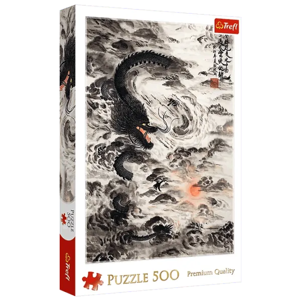 Puzzle Trefl Rising of the Imperial Dragon 10+/ Numărul de piese: 500 photo 1