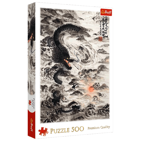 Puzzle Trefl Rising of the Imperial Dragon 10+/ Numărul de piese: 500 photo 1