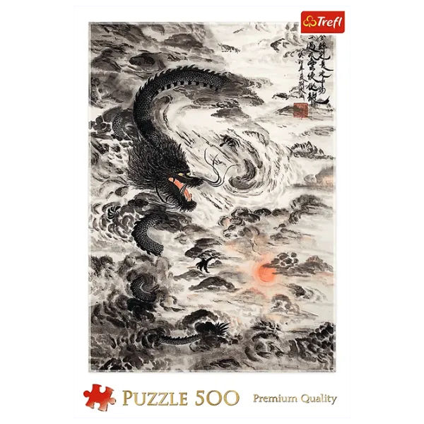 Puzzle Trefl Rising of the Imperial Dragon 10+/ Numărul de piese: 500 photo 3