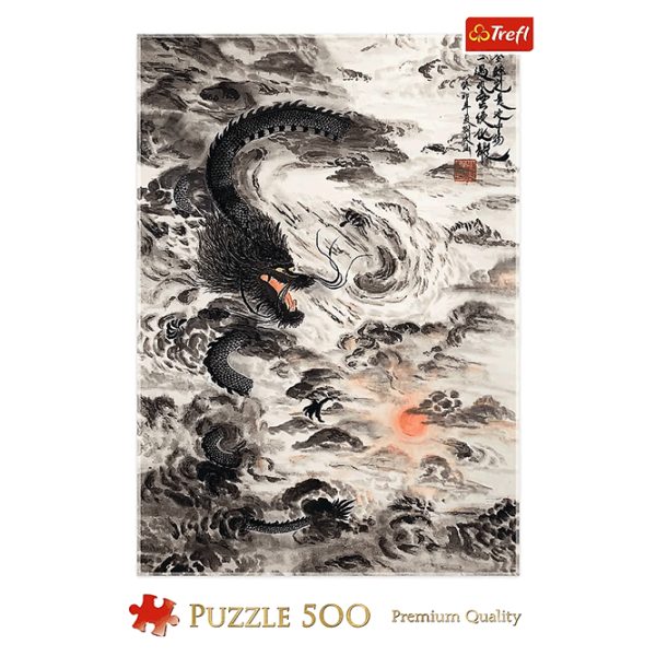 Puzzle Trefl Rising of the Imperial Dragon 10+/ Numărul de piese: 500 photo 3
