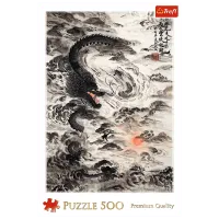Puzzle Trefl Rising of the Imperial Dragon 10+/ Numărul de piese: 500 photo 3