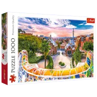 Puzzle Trefl Sunset over Barcelona Spain 10+/ Numărul de piese: 1000