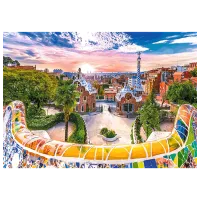 Puzzle Trefl Sunset over Barcelona Spain 10+/ Numărul de piese: 1000 photo 2