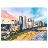 Puzzle Trefl Myrtle Beach 10+/ Numărul de piese: 1000 photo 2