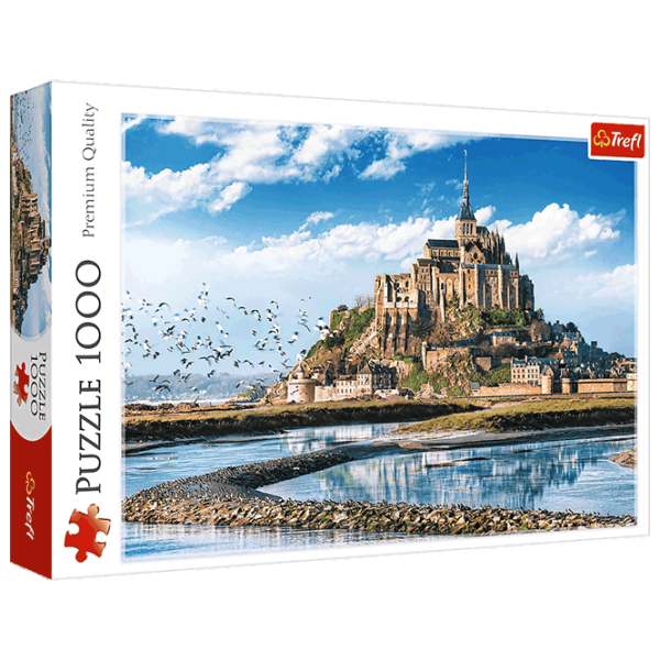 Puzzle Trefl Mont Saint-Michel, France 10+/ Количество деталей: 1000 photo 1 Puzzle Trefl Mont Saint-Michel, France 10+/ Количество деталей: 1000 photo 1