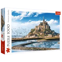 Puzzle Trefl Mont Saint-Michel, France 10+/ Numărul de piese: 1000