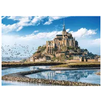 Puzzle Trefl Mont Saint-Michel, France 10+/ Numărul de piese: 1000 photo 2
