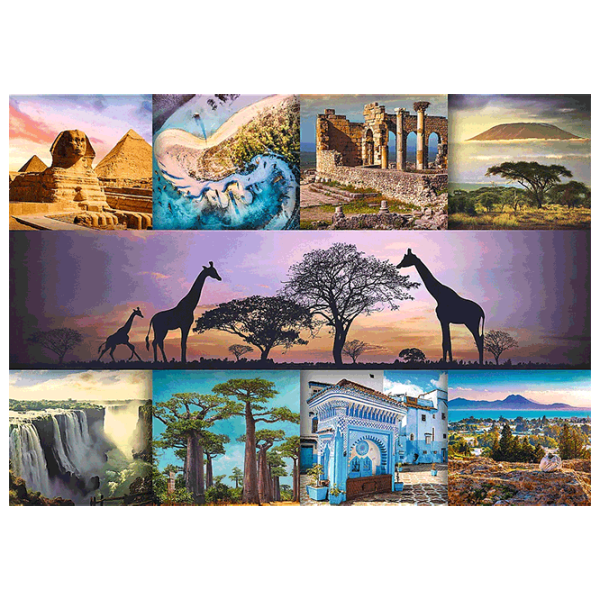 Puzzle Trefl Africa 12+/ Количество деталей: 1000 photo 2