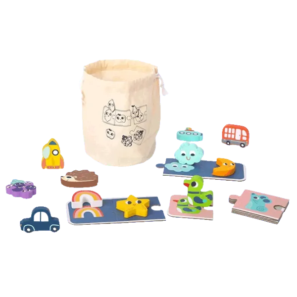 Puzzle Tooky Toy TH324 3+/ Количество деталей: 16 photo 1