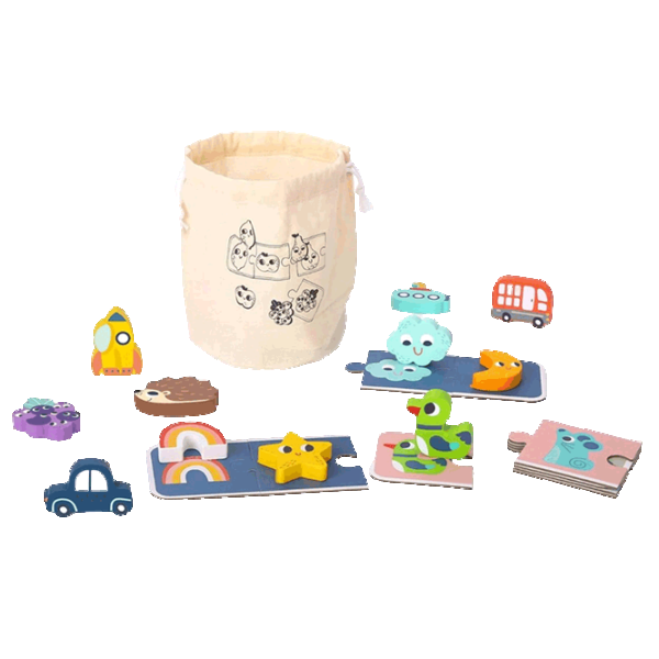 Puzzle Tooky Toy TH324 3+/ Количество деталей: 16 photo 1