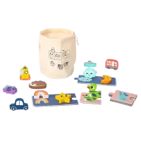 Puzzle Tooky Toy TH324 3+/ Numărul de piese: 16