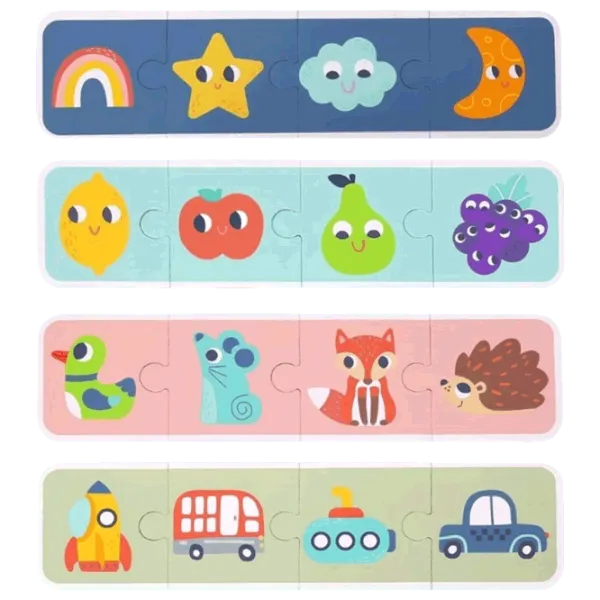Puzzle Tooky Toy TH324 3+/ Количество деталей: 16 photo 3