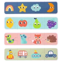 Puzzle Tooky Toy TH324 3+/ Количество деталей: 16 photo 3