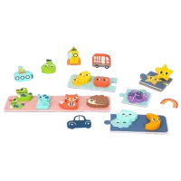 Puzzle Tooky Toy TH324 3+/ Количество деталей: 16 photo 4