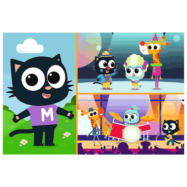 Puzzle Trefl The Adventures of Little Milo the Cat 3+/ Количество деталей: 24 photo 2