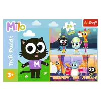 Puzzle Trefl The Adventures of Little Milo the Cat 3+/ Numărul de piese: 24 photo 3