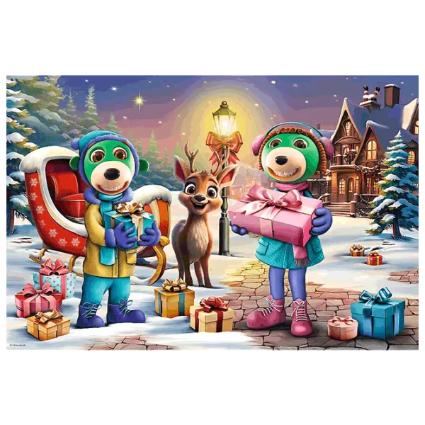 Puzzle Trefl Winter time with Treflik 3+/ Numărul de piese: 24 photo 2 Puzzle Trefl Winter time with Treflik 3+/ Numărul de piese: 24 photo 2