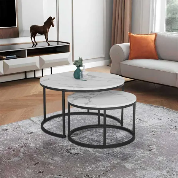 Măsuță de cafea Mebel Elite Dafne Max 5718154 Marble photo 2