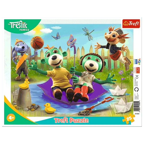 Puzzle Trefl Treflik 4+/ Numărul de piese: 25 photo 1 Puzzle Trefl Treflik 4+/ Numărul de piese: 25 photo 1