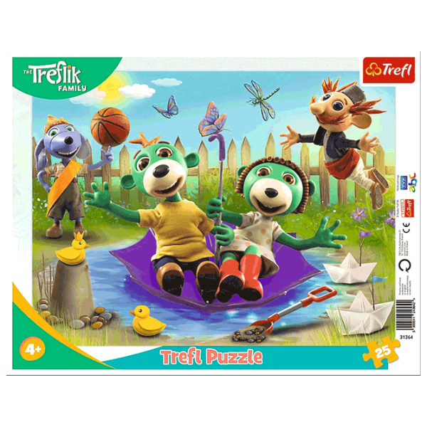 Puzzle Trefl Treflik 4+/ Numărul de piese: 25 photo 1 Puzzle Trefl Treflik 4+/ Numărul de piese: 25 photo 1