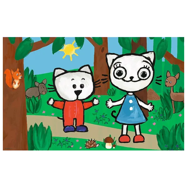 Puzzle Trefl Kitty 3+/ Количество деталей: 15 photo 1