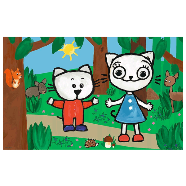 Puzzle Trefl Kitty 3+/ Количество деталей: 15 photo 1