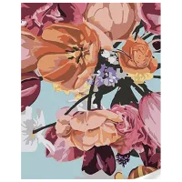 Картина по номерам Strateg Разнообразие тюльпанов SS1124 40 x 30 cm / Вертикальная