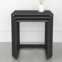 Set măsuțe de cafea Bofigo Metal Nesting 5639945 Anthracite photo 2