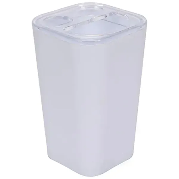Стакан для зубных щёток Fala Cuboid Пластик / Белый / На столе photo 1