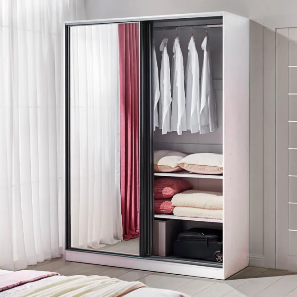 Dulap Ambianta Happy 150 x 58 x 200 / PAL / Alb photo 3 Dulap Ambianta Happy 150 x 58 x 200 / PAL / Alb photo 3