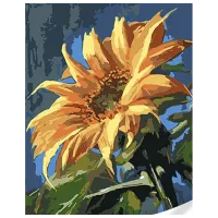 Pictură pe numere Strateg Floarea soarelui SS1123 40 x 30 cm / Verticală