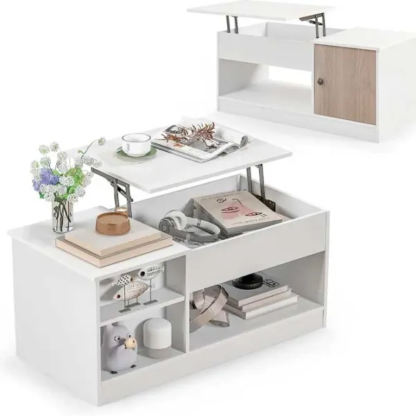 Măsuță de cafea Costway JV10869 5675803 White photo 2