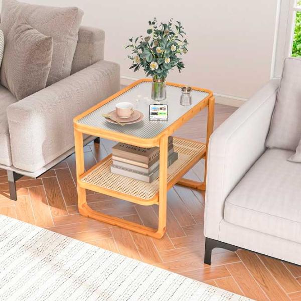 Măsuță de cafea Costway JV11093NA 5695915 Stejar Sonoma photo 3