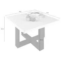 Măsuță de cafea Helvetia Eko 5693528 White photo 4