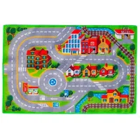 Текстильный коврик Perfect Home 43569  Полиэстер / Разноцветный