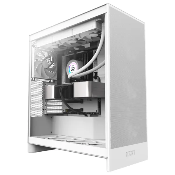 Корпус NZXT H7 Flow RGB (2024) Mid Tower / Белый photo 2
