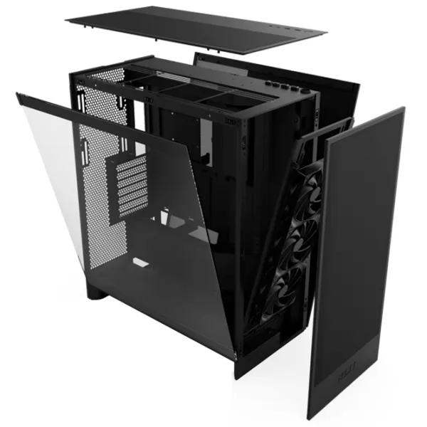 Корпус NZXT H7 Flow RGB (2024) Mid Tower / Черный photo 7