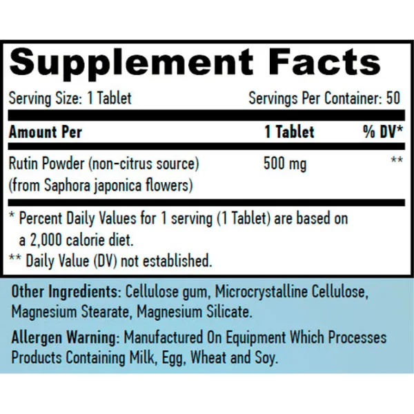Antioxidanți Haya Labs Rutin 500 mg (853809007103) Numărul de capsule: 50 photo 2 Antioxidanți Haya Labs Rutin 500 mg (853809007103) Numărul de capsule: 50 photo 2