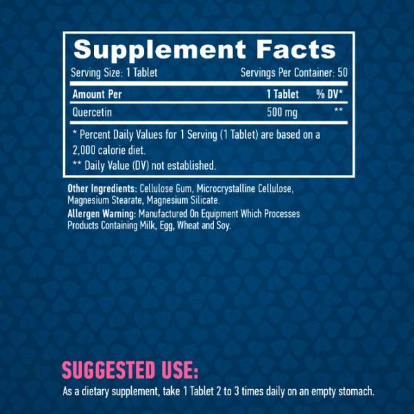 Antioxidanți Haya Labs Quercetin 500mg (853809007097) Numărul de capsule: 50 photo 2 Antioxidanți Haya Labs Quercetin 500mg (853809007097) Numărul de capsule: 50 photo 2