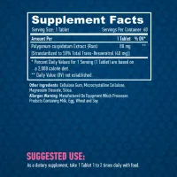 Антиоксиданты Haya Labs Rasveratrol 40mg (854822007965) Количество капсул: 60 photo 2