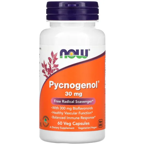 Antioxidanți Now Foods Pycnogenol 30mg (733739032645) Numărul de capsule: 60 photo 1 Antioxidanți Now Foods Pycnogenol 30mg (733739032645) Numărul de capsule: 60 photo 1